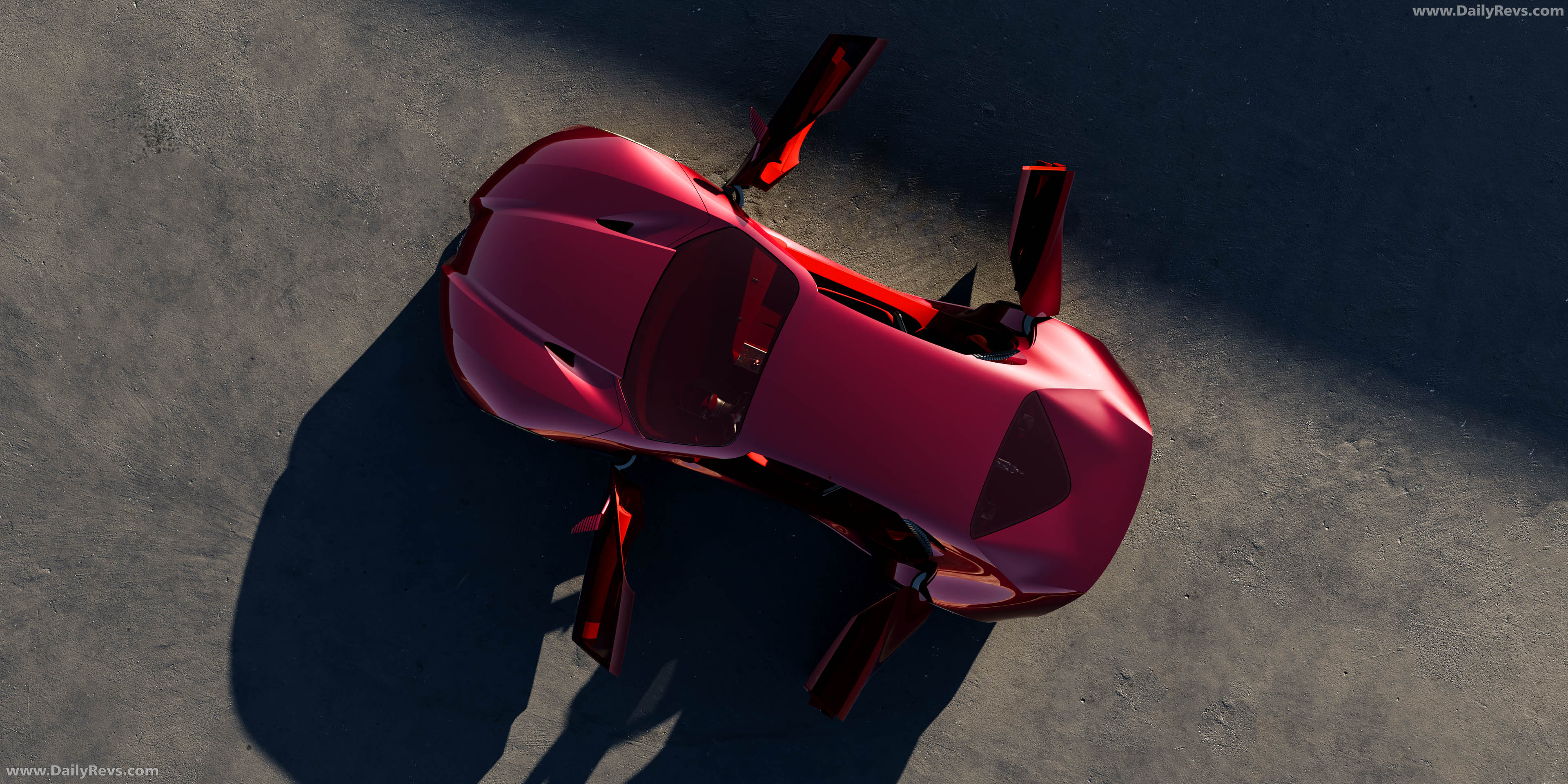 2026 Alfa Romeo Cuorerosso Concept Top View